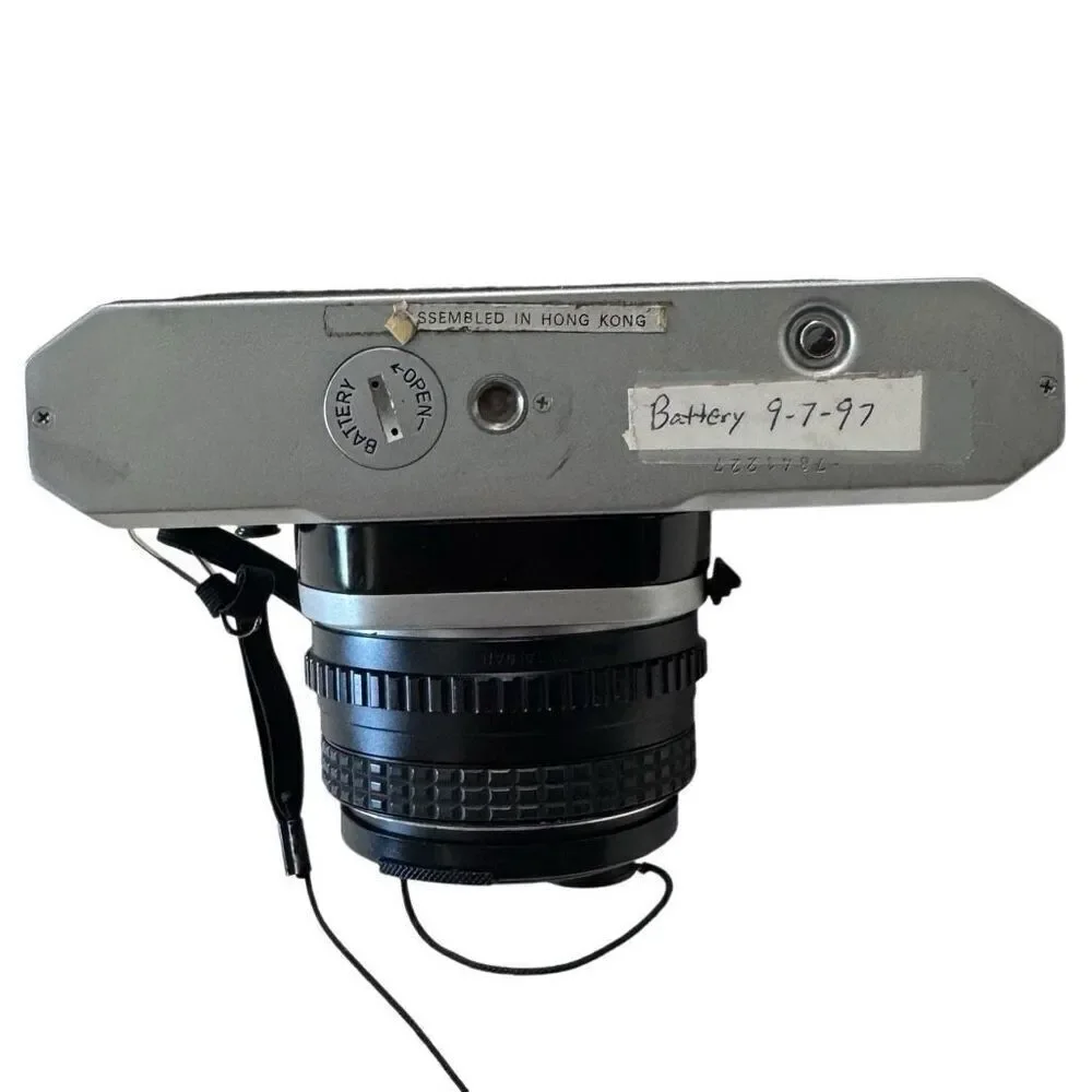 Pentax K1000 35mm SLR Camera w/SMC Pentax-M 50mm f/1.2 Lens, flash & mini tripod